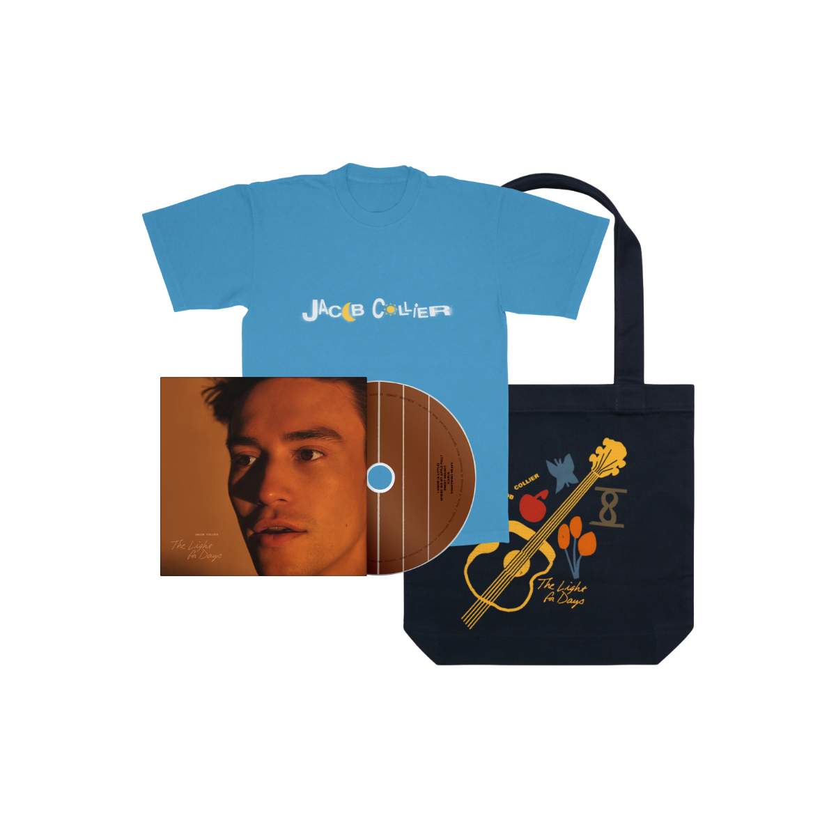 Jacob Collier Moon and Sun Tee + Tote + CD