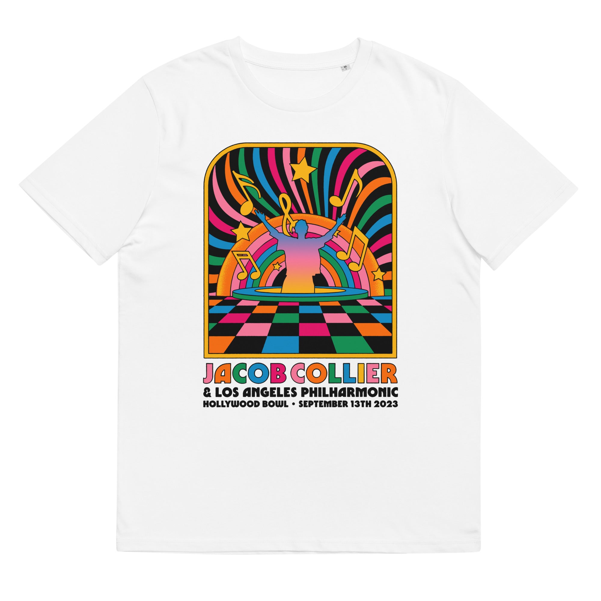 Jacob Collier - White Hollywood Bowl T-Shirt