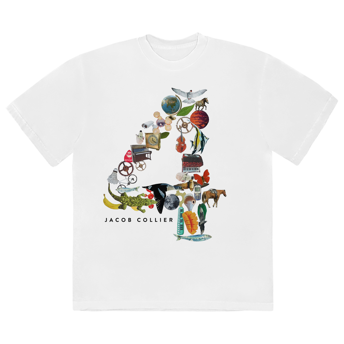 Jacob Collier - 'I Sang On Djesse Vol.4' T-Shirt (White)