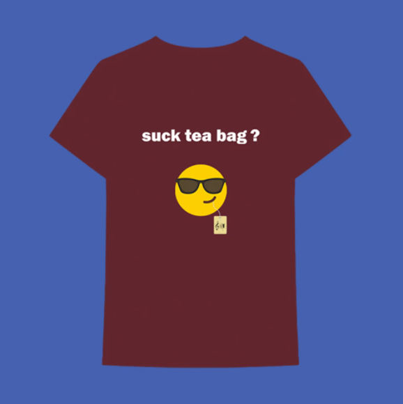Suck Tea Bag T-shirt